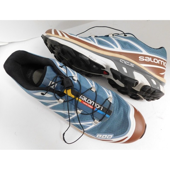 Salomon XT-6 Aegean Blue Hazelnut Sneaker US Mens 11